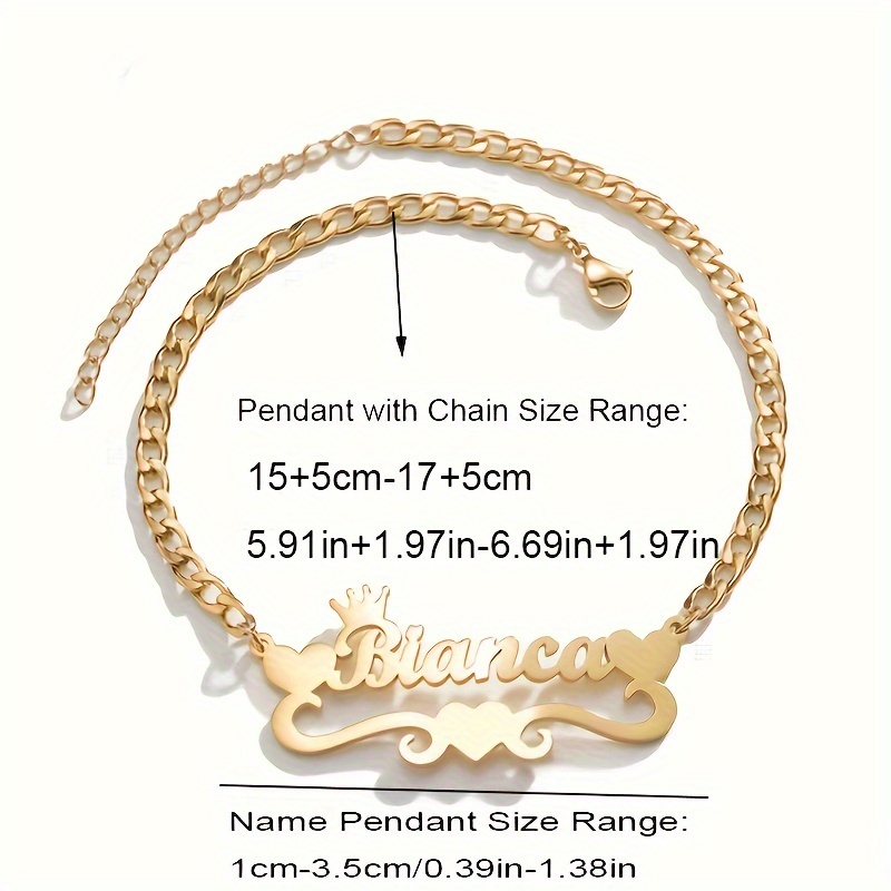 Men's Custom Name Cuban Chain Bracelet with Heart Charm